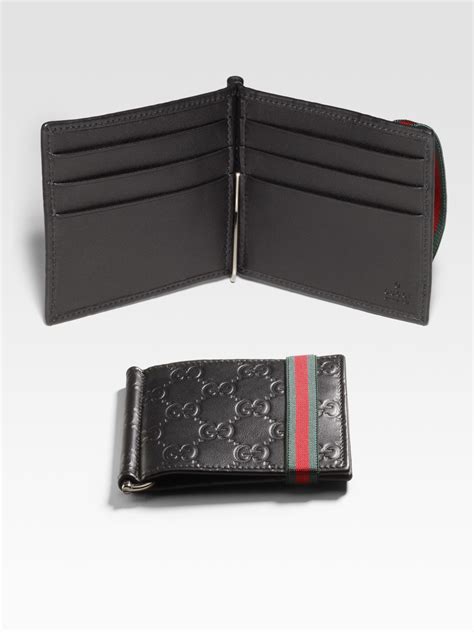 gucci money clip mens|Gucci money clip wallet men's.